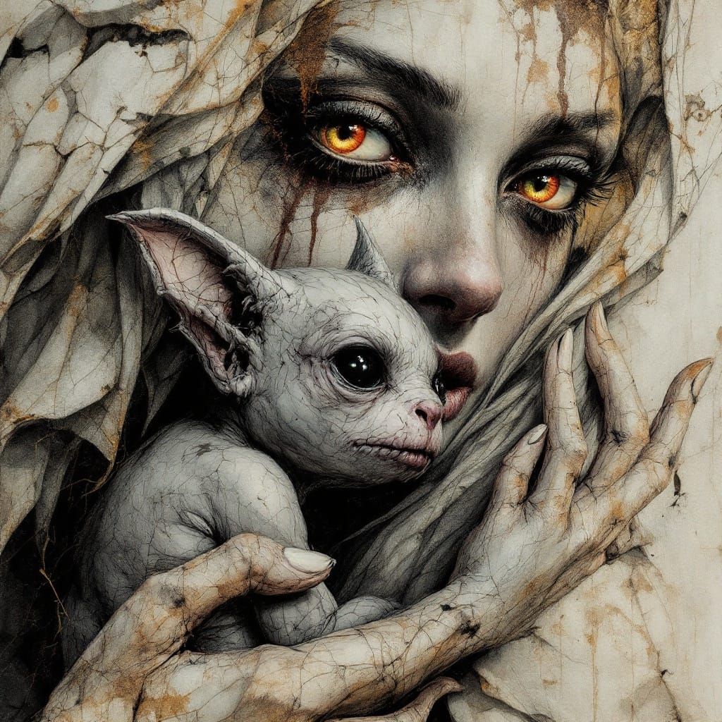 A Roman Queen's Enigmatic Portrait in Flux Contemporary Art