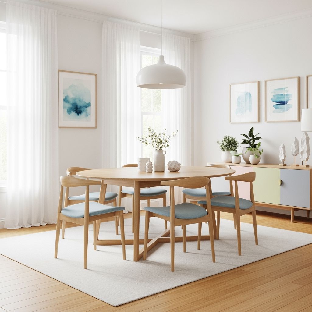 Stylish Dining Room with Natural Elements