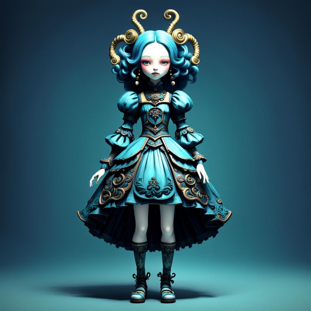 xenobaroque full body whimsical character
--ar 2:3
--niji 6
--style raw
--stylize 600
--p