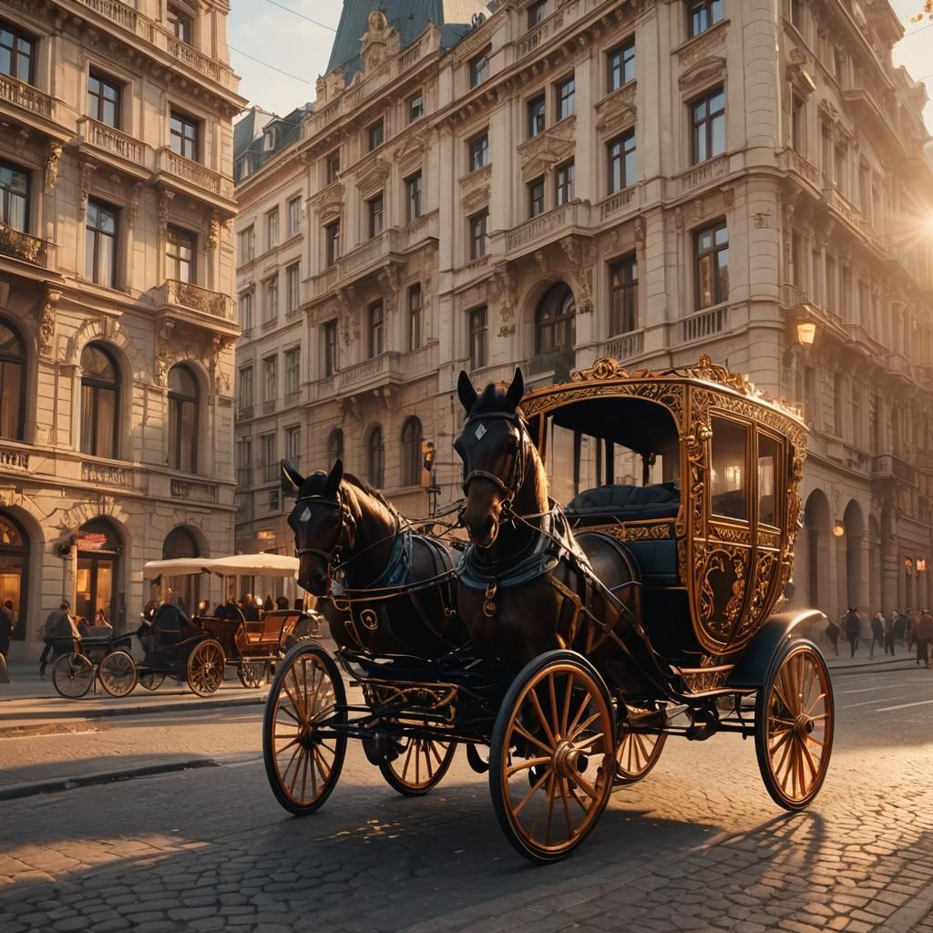 Budapest Carriage Ride in Unreal Engine 5 Style