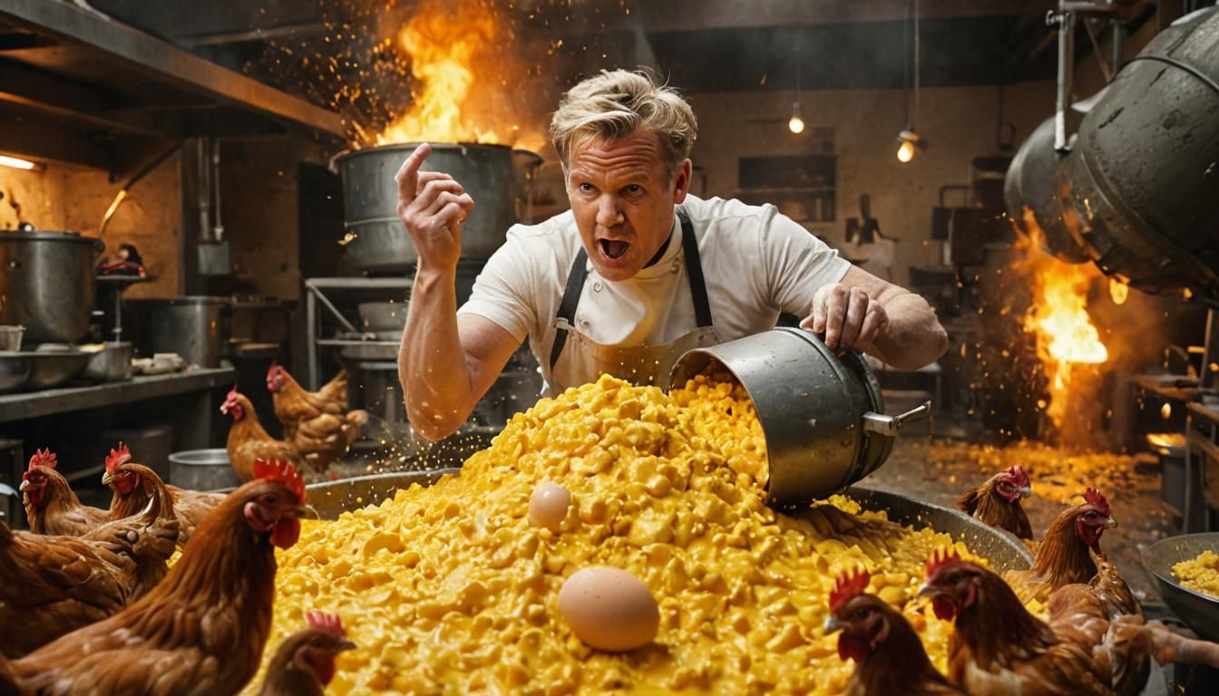Gordon Ramsey's kitchen chaos