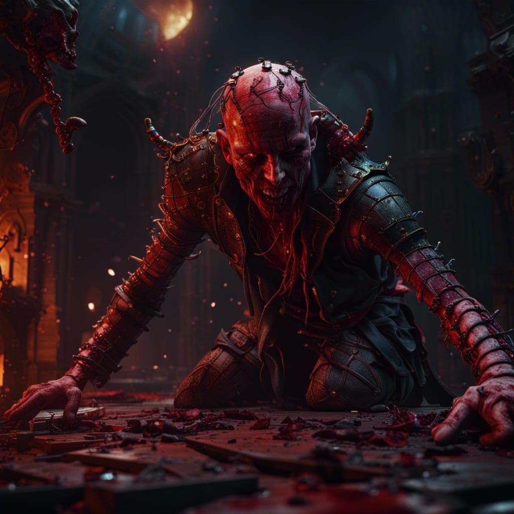 Diavolo's Demise: A Detailed Matte Painting