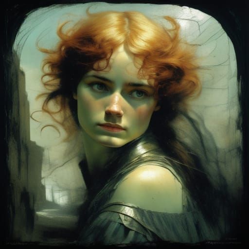 Chiaroscuro Achilles in Dramatic Light