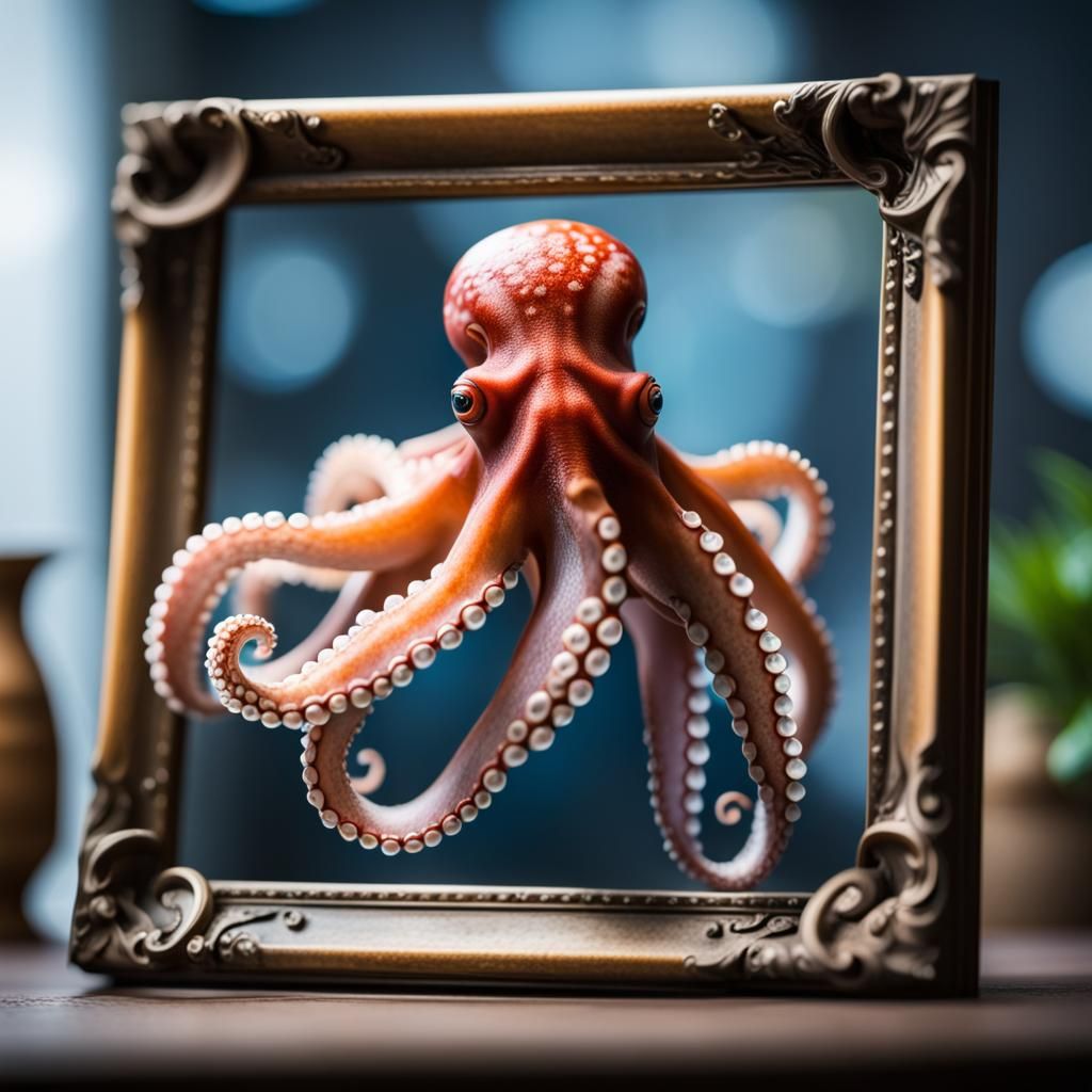 Octopus Emerges: Professional Photography with Bokeh