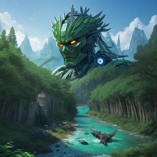 Dragons, Robots, and Castles: A Cyberpunk Fusion