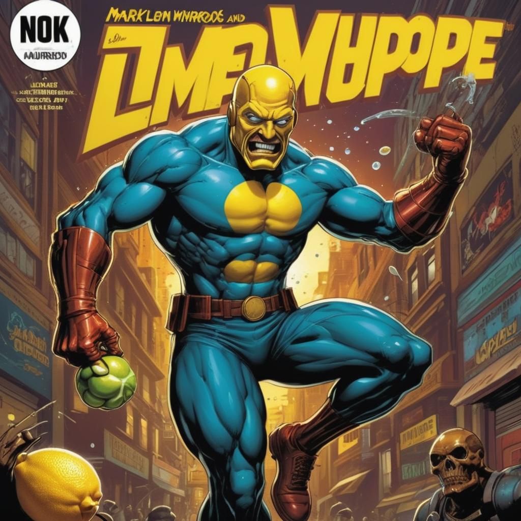 Mr. Lemon Whoope Comic Book Art