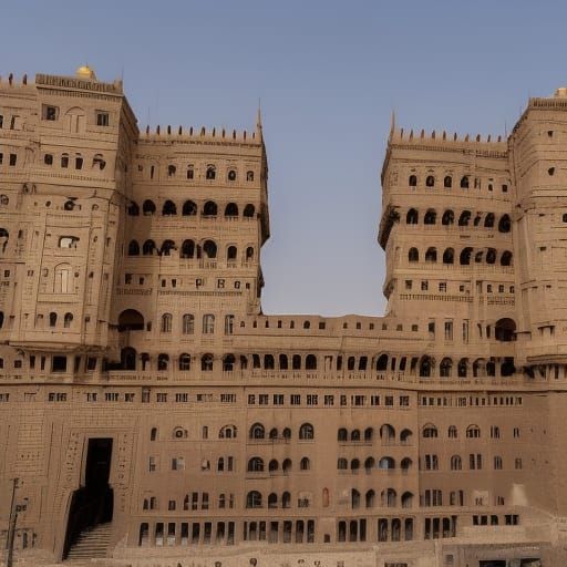 Ancient Yemeni Palace in Sana'a