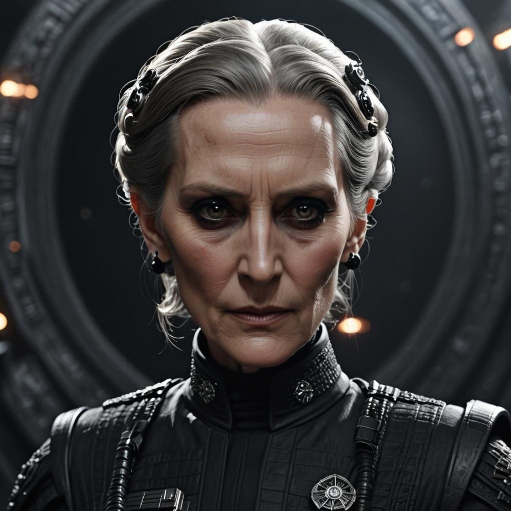 Female Grand Moff Tarkin in Cinematic Gothic Dark