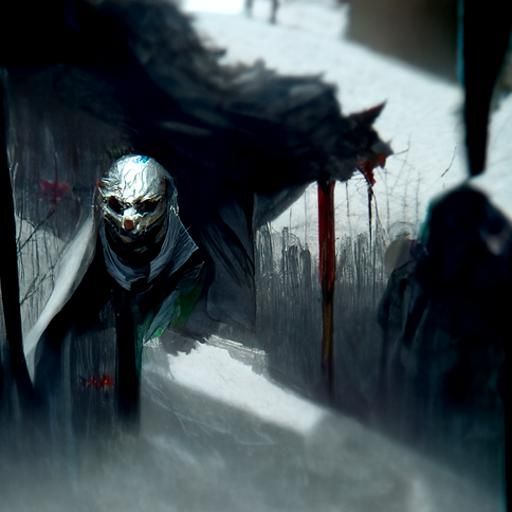 Sinister News Illustration in Digital Painting Style