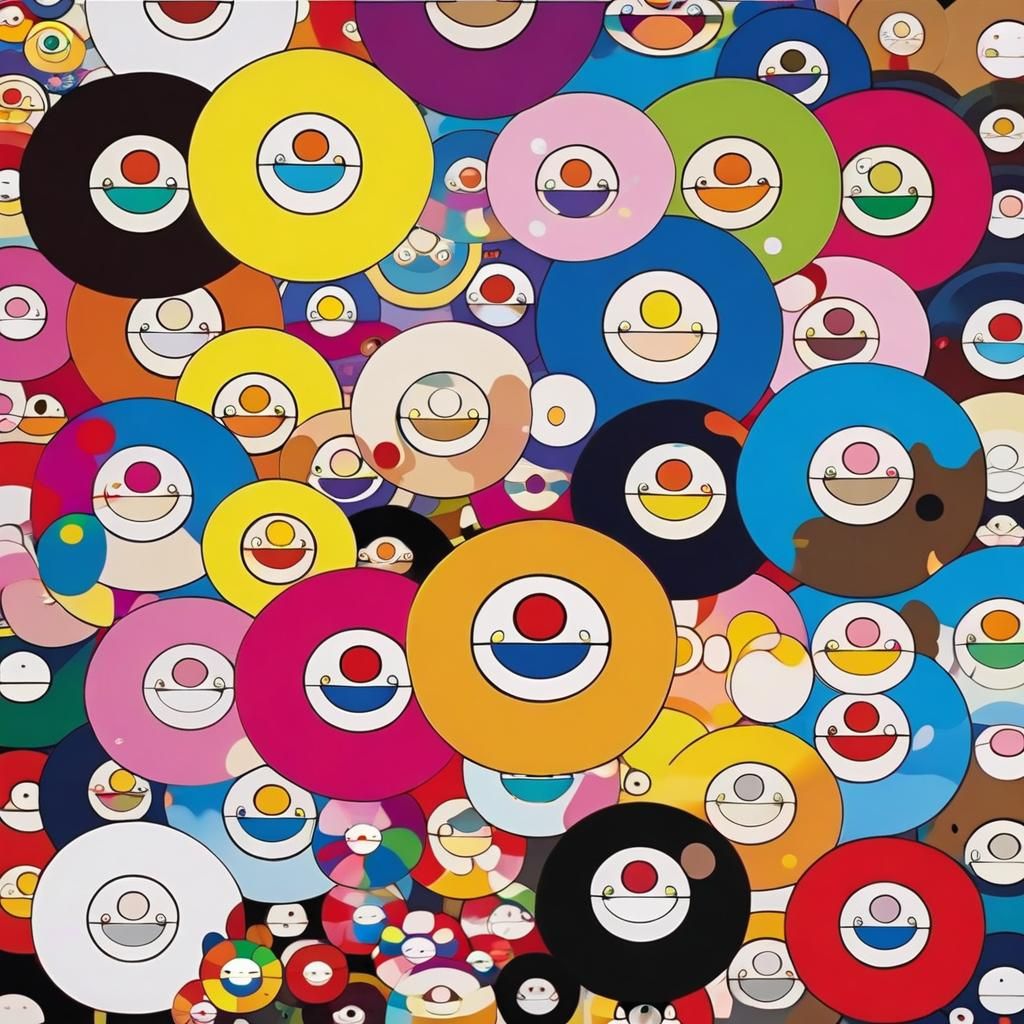 Artwork in Style of Japanese Pop Art