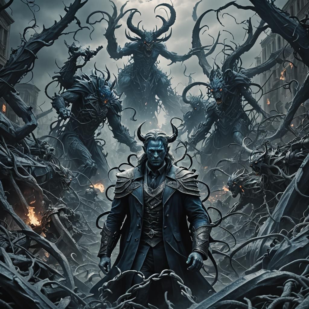 Lucifer in Apocalyptic Technological Chaos