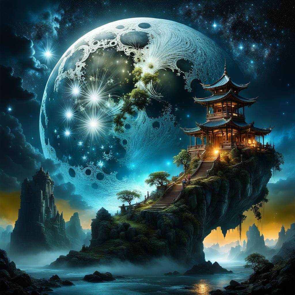 And then the moon, like to a silver bow new bent in heaven…