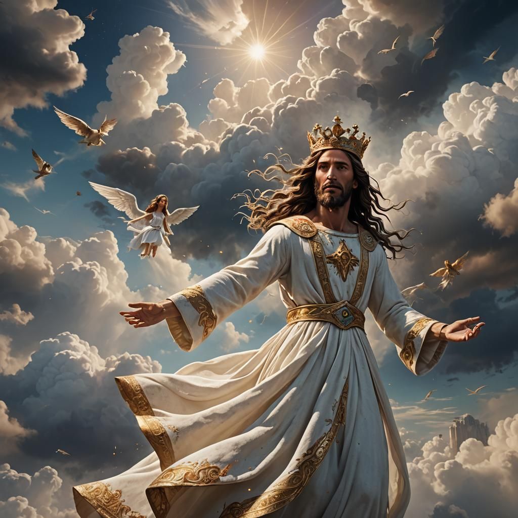 Ascension: Bride Pulled into Heaven by Christ