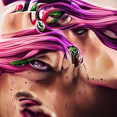 Diavolo JJBA Character Portrait in HD