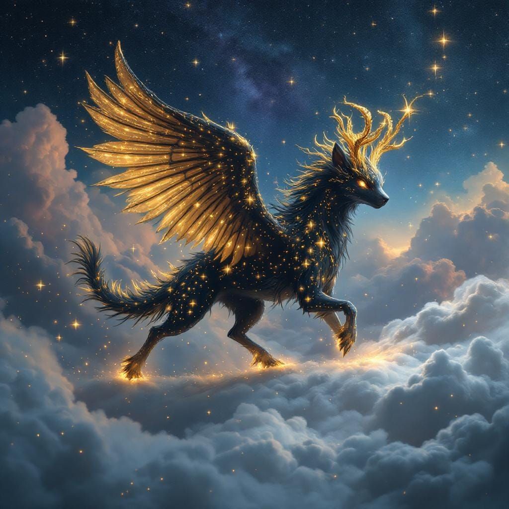 The Black-Gold-Winged Lywohaja