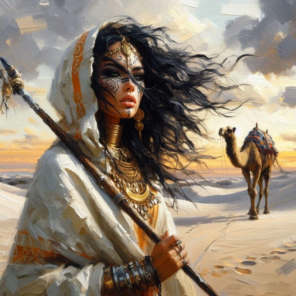 Portrait of Aicha the Berber Woman