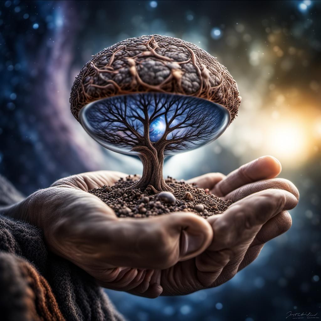 Fantasy Cosmic: A Seed in Hand