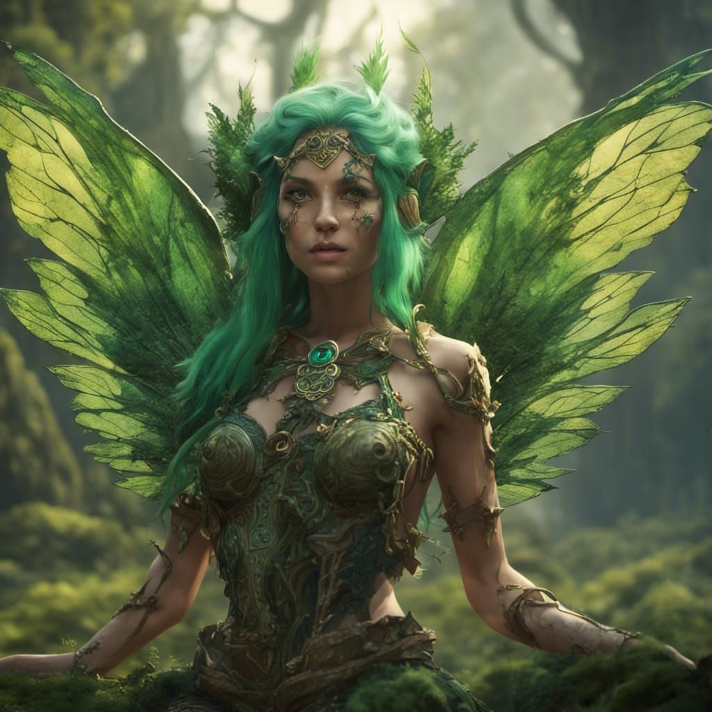 Green Druid of the Forest fairy