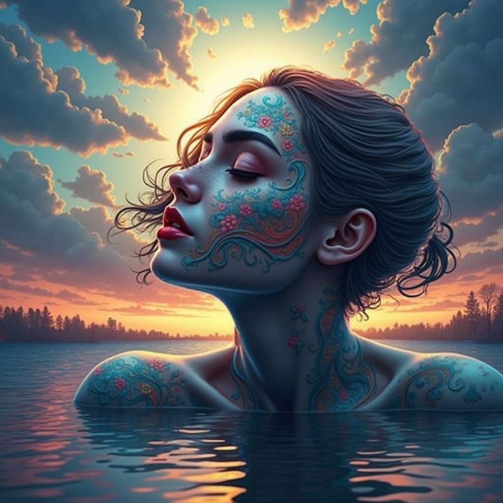 Golden Autumn Trees Under Radiant Light