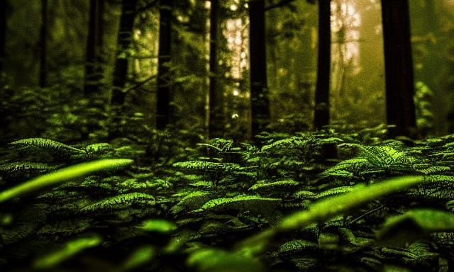 Overgrown Seattle Rain Scene: Professional Photography