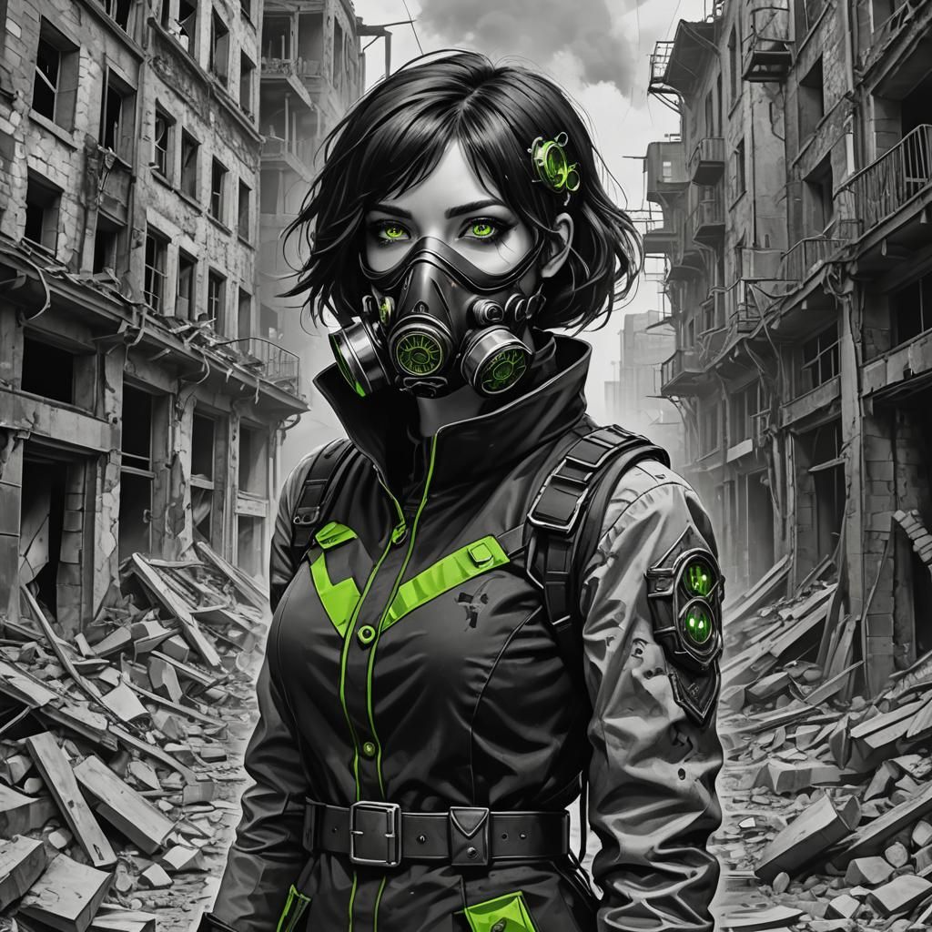 Aftermath (Aia's Post-Apocalyptic Portraits Challenge)