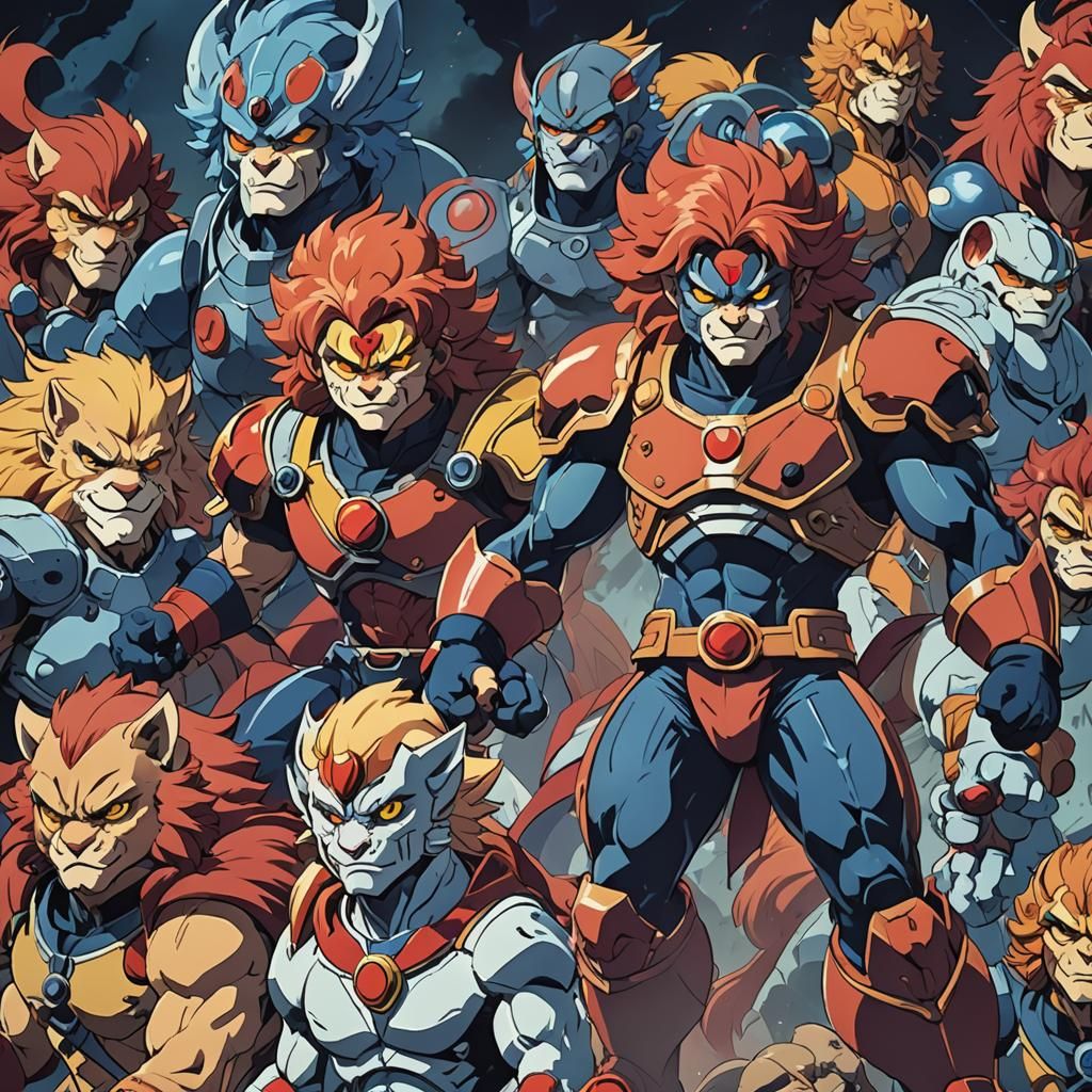 Thundercats Manga Scan in Anime Style