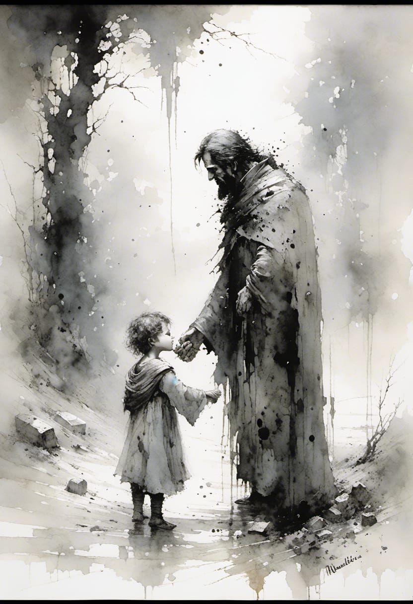 A Father's Love AI Image