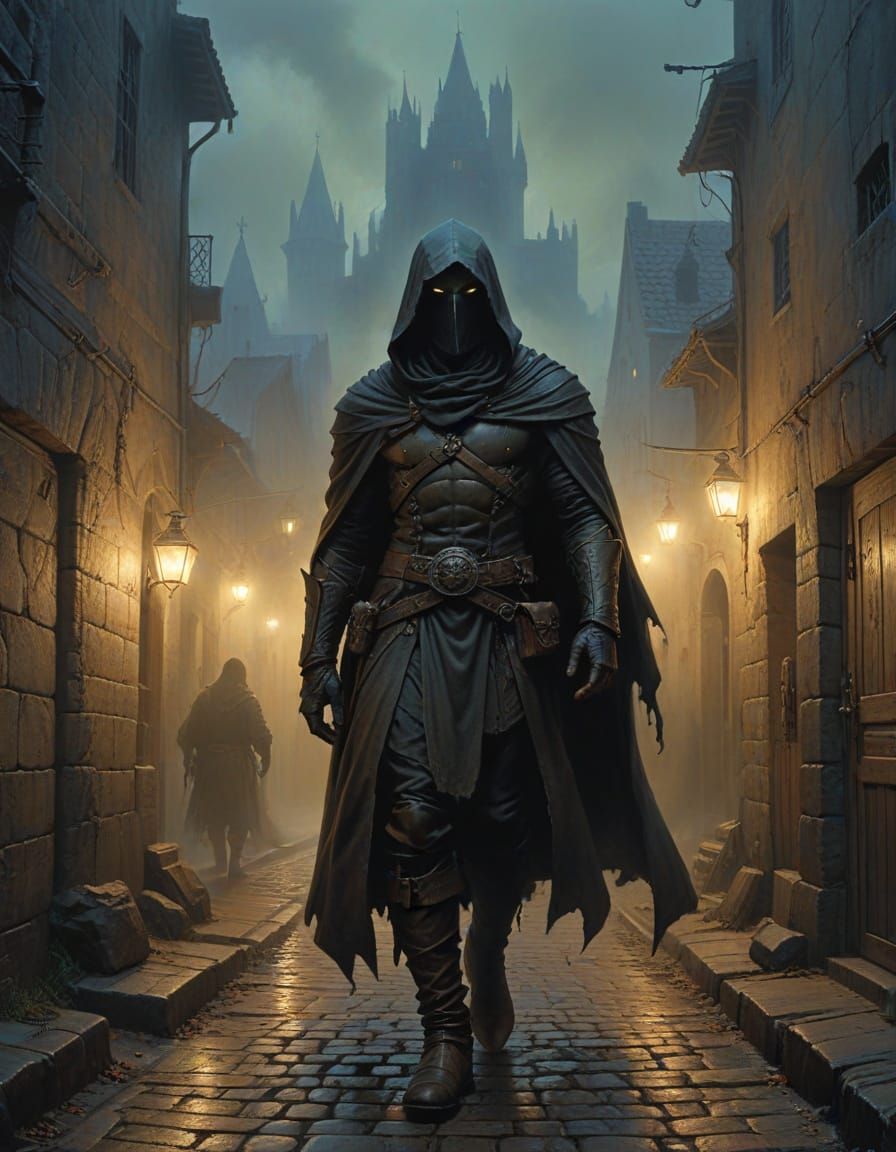 Midnight Rogue in Shadows