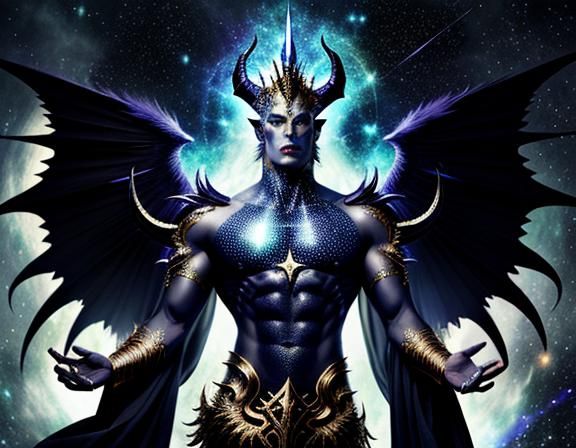 Divine Star Being in Fantasy Style