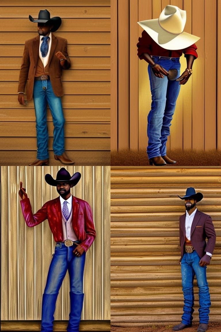 Elegant Cowboy Portrait by Barn Wall