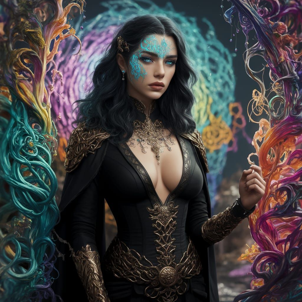 Mystical Lanfear Inspired by Léa Seydoux in Celtic Attire