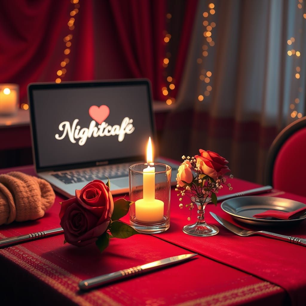 Romantic Valentine's Day Dinner in Elegant, Modern Style
