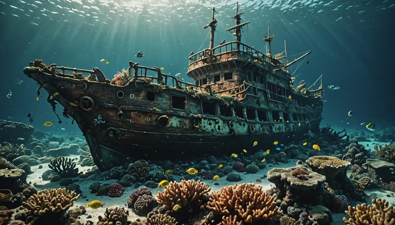 Underwater Ship Wreck