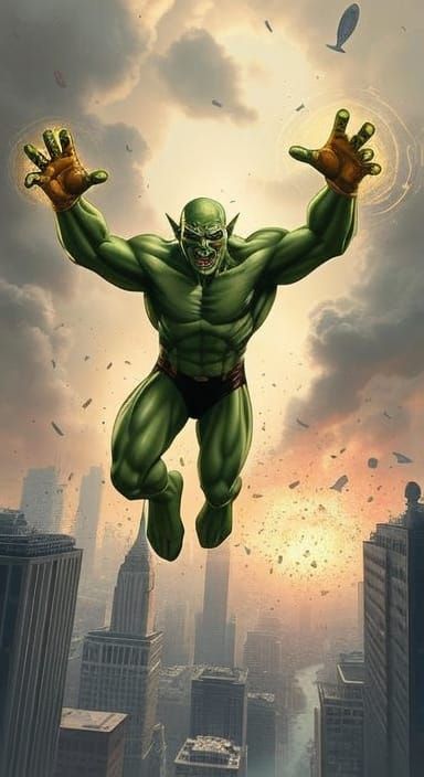 Super Skrull with Fantastic Four Powers