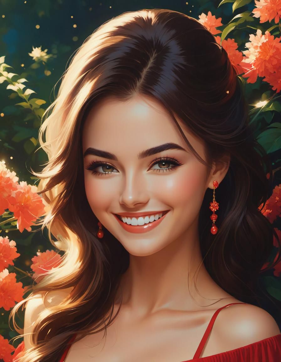 Woman Portrait in Nature