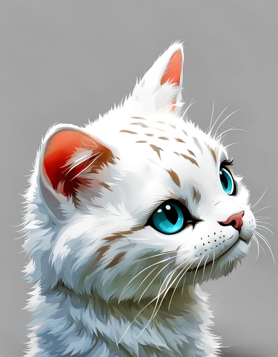 AI Cartoon Cat Image