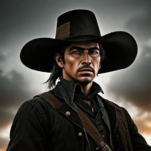 Hyperrealistic Portrait of Billy the Kid