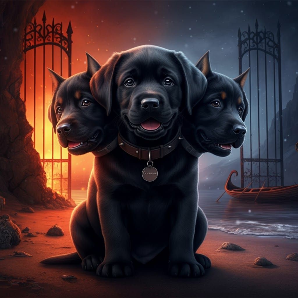 2.95, Masterpiece Monday
DC #872, Cerberus as a puppy, guard...