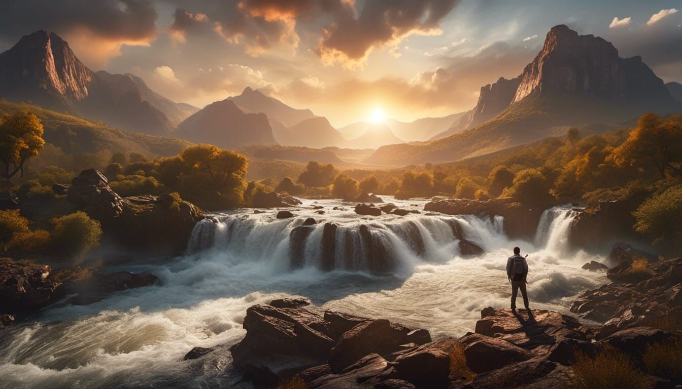 Paisaje natural fantastico