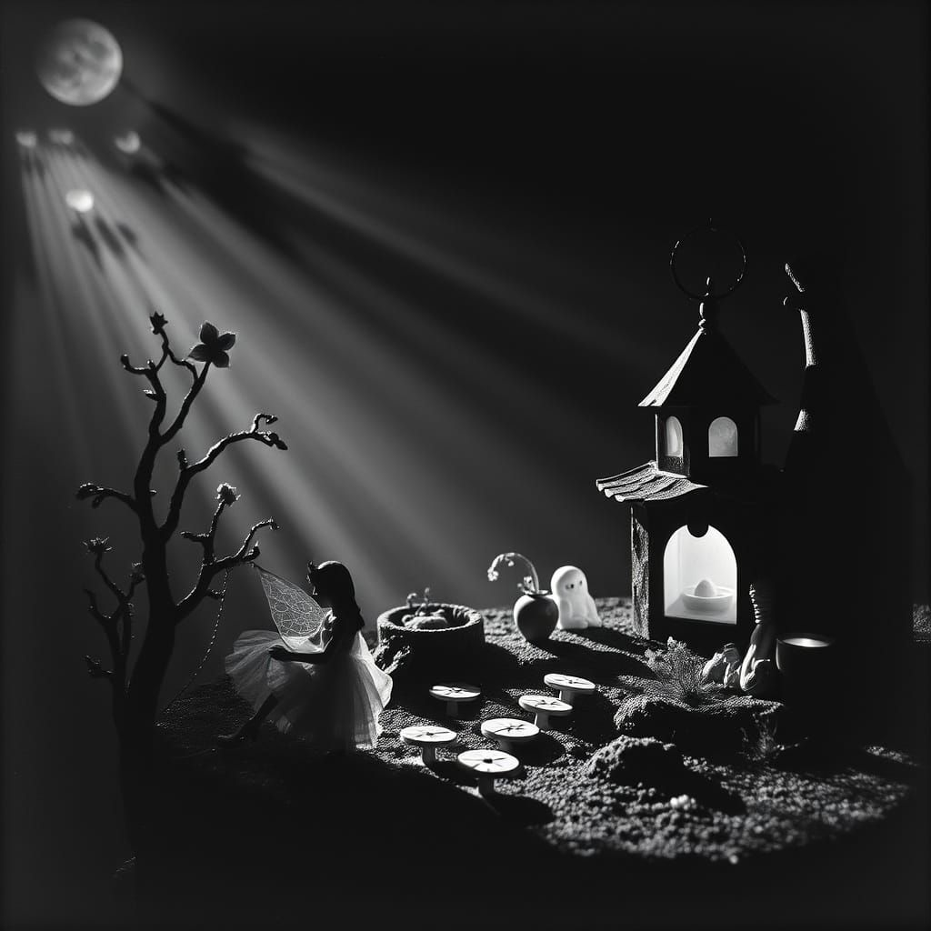Surreal Black and White Fairytale Photography