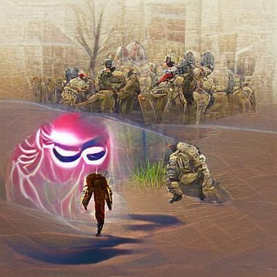 Conceptual Image of an Invisible Enemy