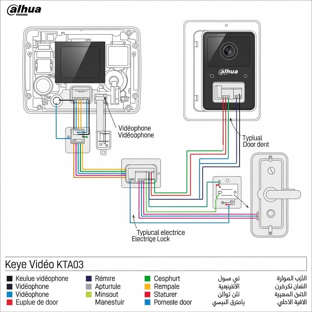 Dahua KTA03 Videophone Installation Blueprint