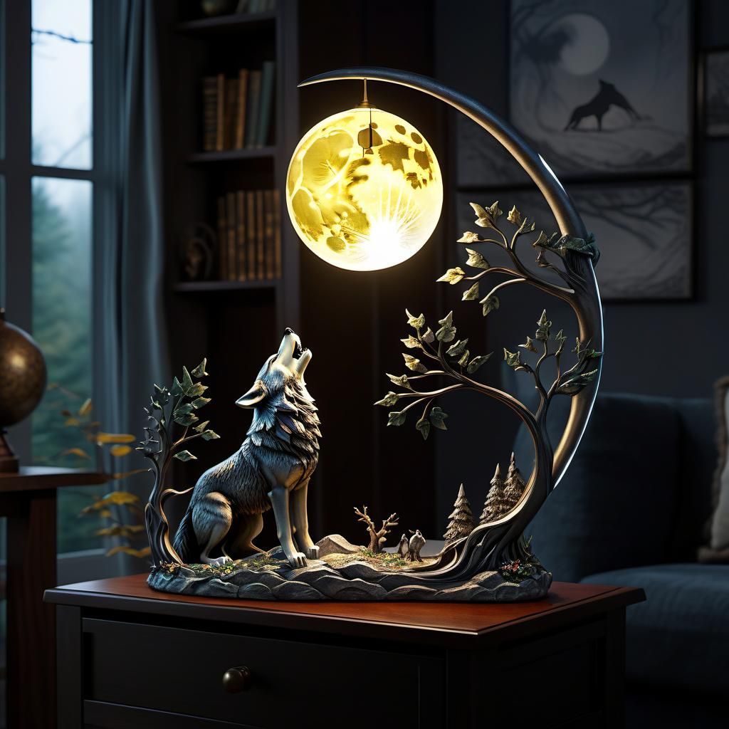 Moonwolf lamp