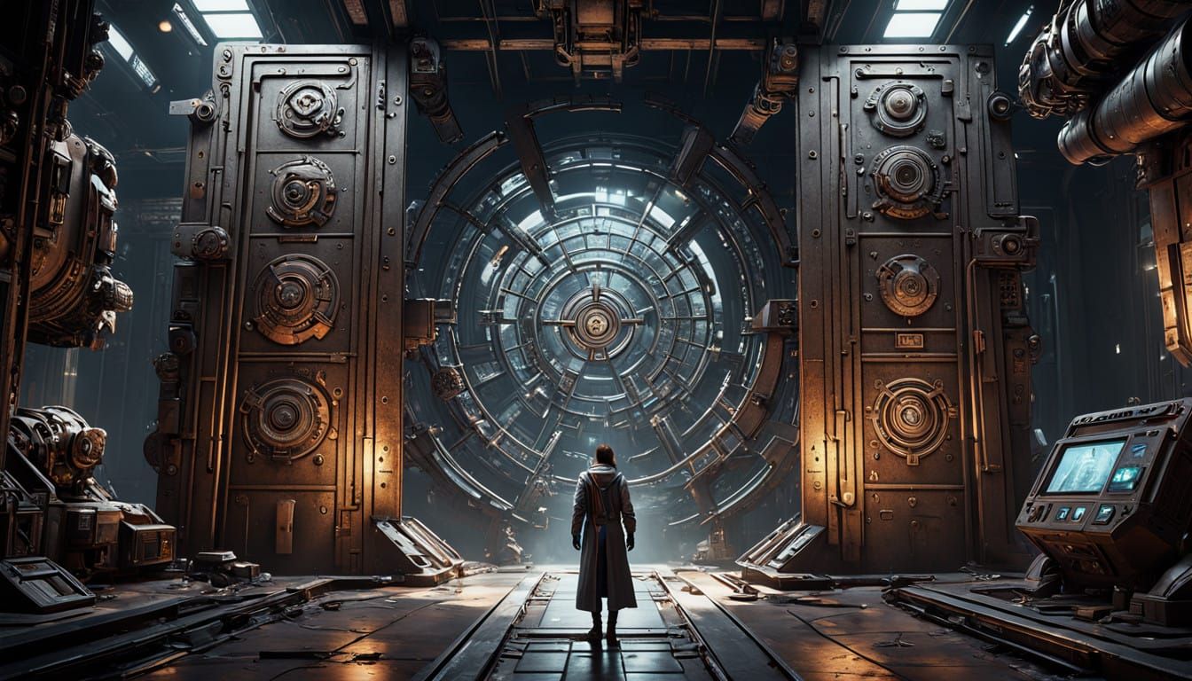 Scientists Uncover Ancient Metal Door Secrets in Futuristic...