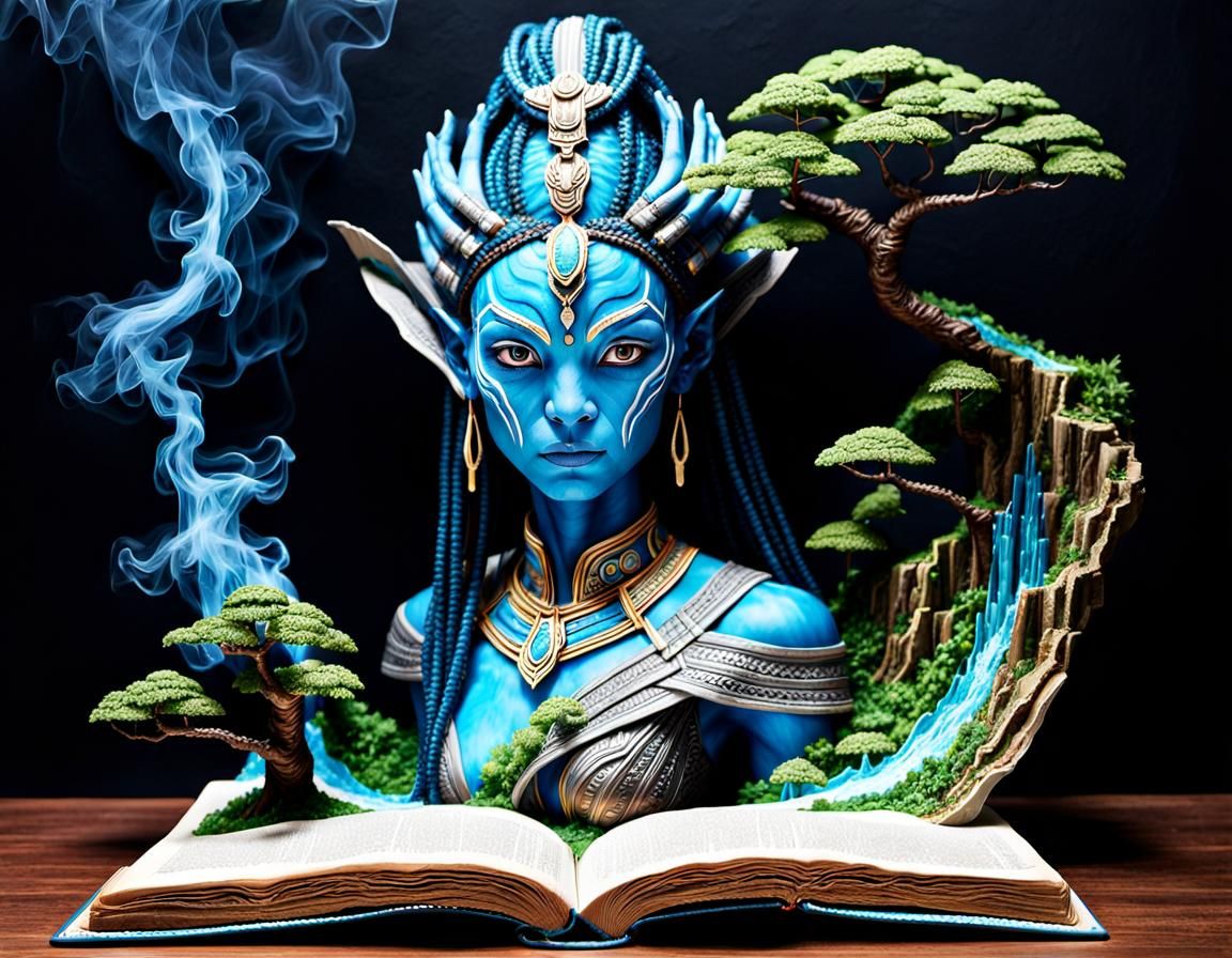 Movie Avatar – Neytiri te Tskaha Mo'at'ite – Coming out from Book 12