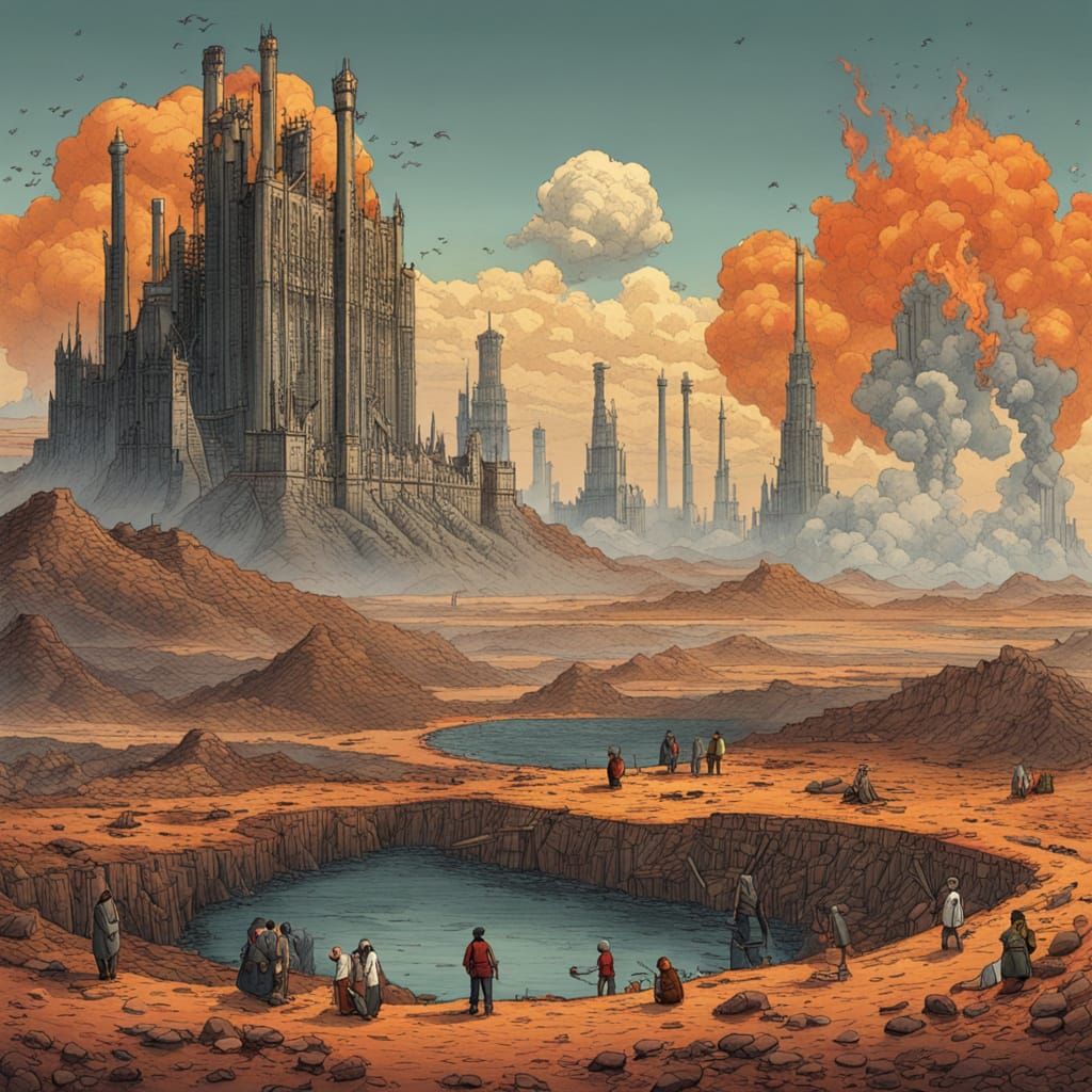 Burning World 2300: Climate Change Resurrected