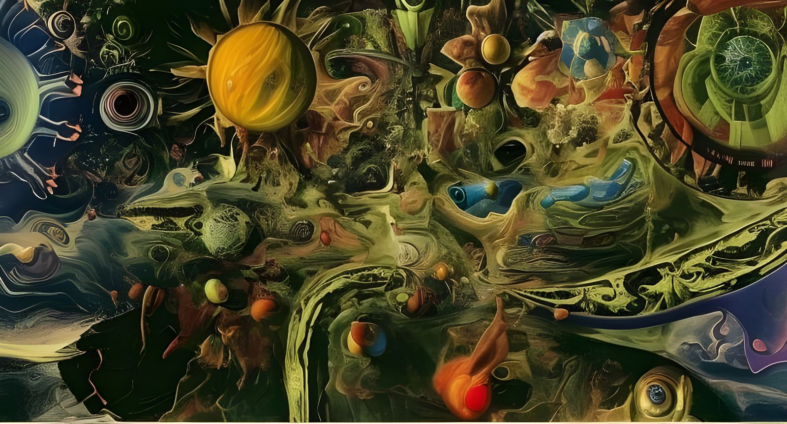 Vivid Fractal Art: Recursive Beauty in Saturated Colors