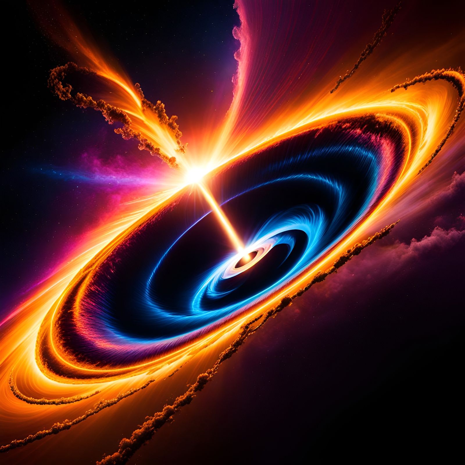 Interstellar Black Hole Sun Planetary Alignment