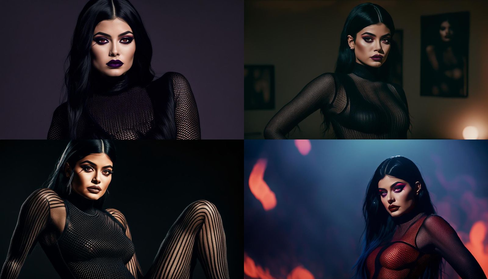 Hyperrealistic Portrait with Body Stocking and Makeup