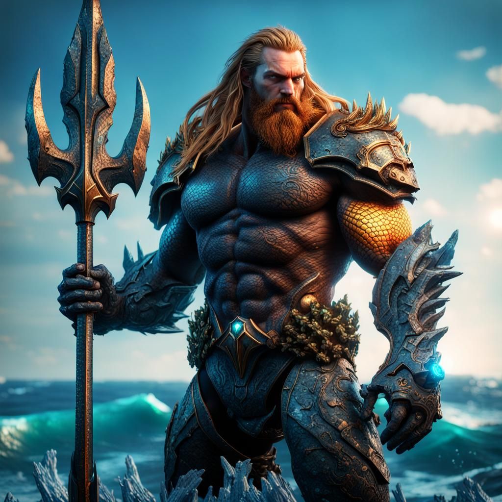 Aquaman as Corrupted Chaos Space Marine